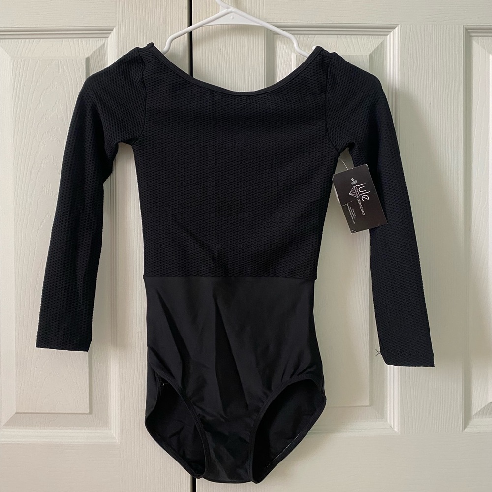 Jule Leotard Royal Leotard: Black Pop+Black